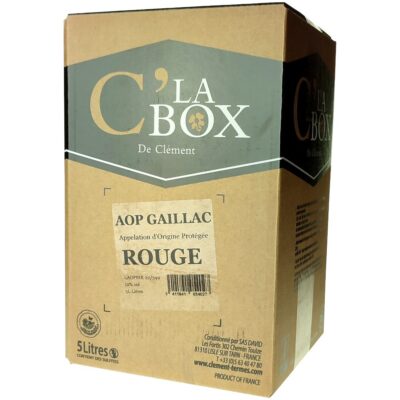 Gaillac rouge Bib 5L, C&rsquo;La Box de Clément